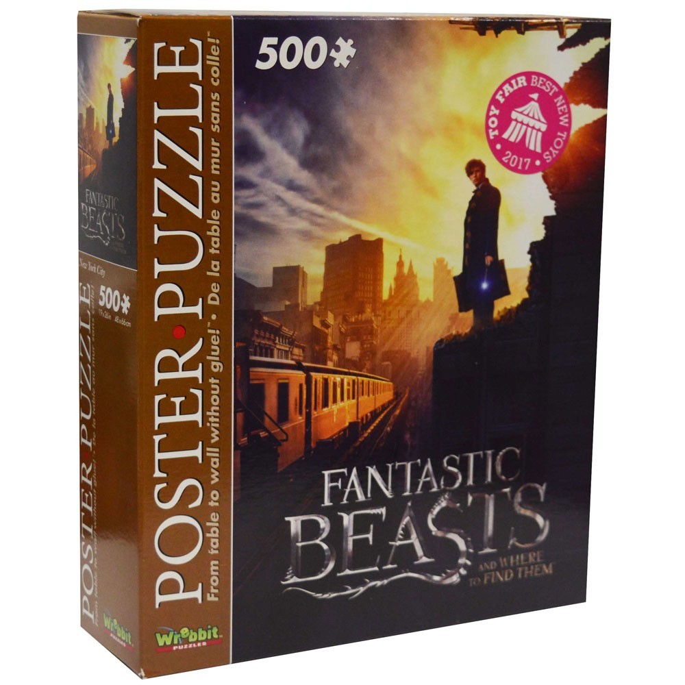 FANTASTIC BEASTS ANIMALI FANTASTICI NEW YORK 500 PIECES PEZZI JIGSAW PUZZLE 48X66CM WREBBIT