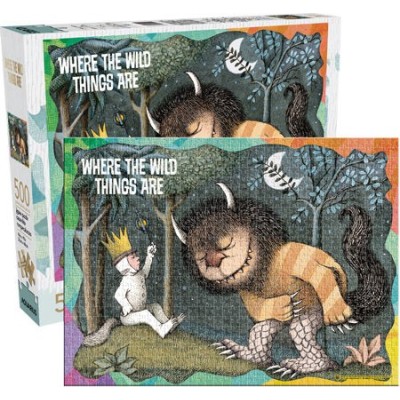WHERE THE WILD THINGS ARE NEL PAESE DEI MOSTRI SELVAGGI PUZZLE 500 PEZZI PIECES 48X35CM AQUARIUS ENT