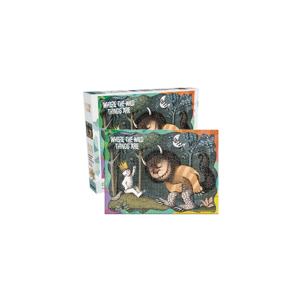 WHERE THE WILD THINGS ARE NEL PAESE DEI MOSTRI SELVAGGI PUZZLE 500 PEZZI PIECES 48X35CM AQUARIUS ENT