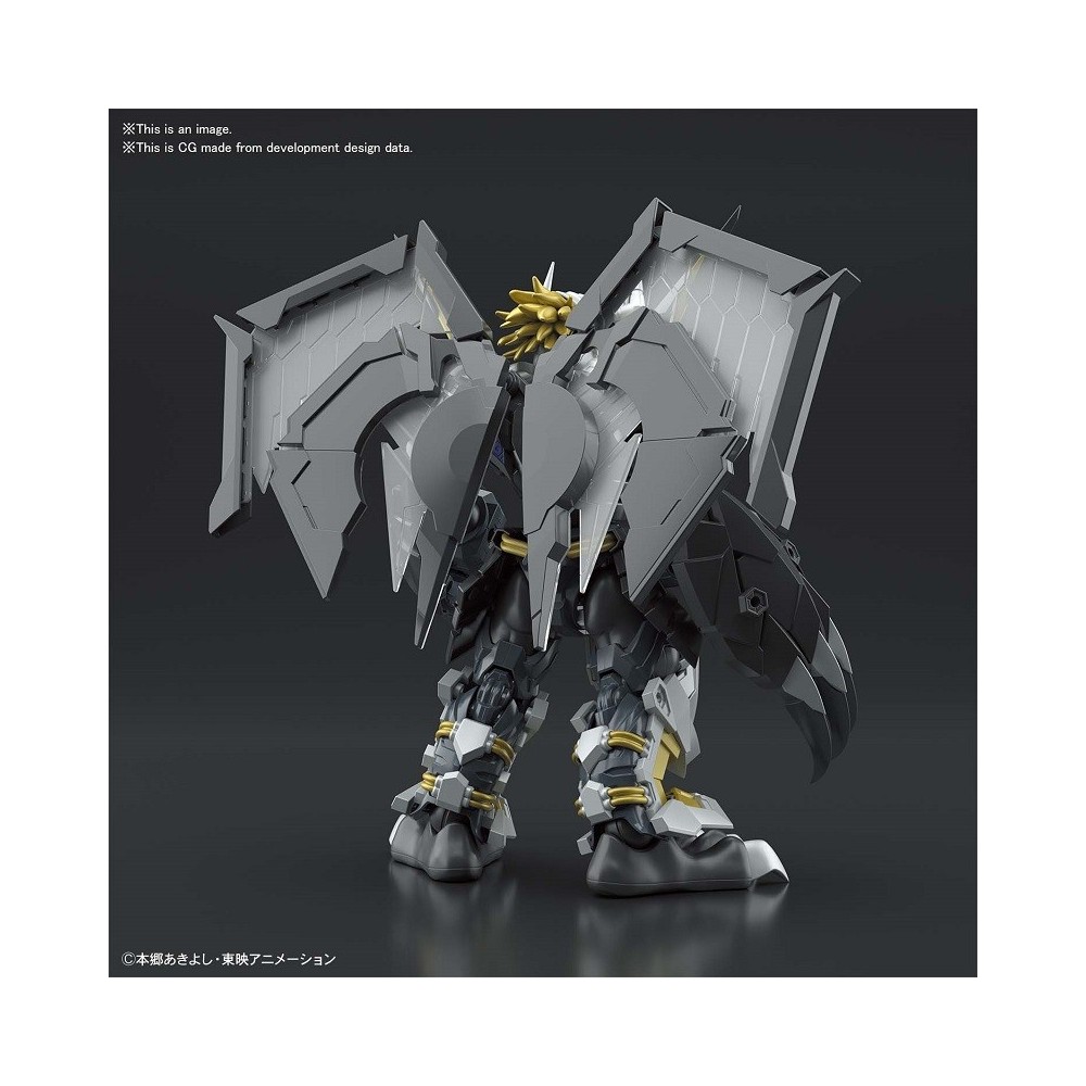 DIGIMON FIGURE RISE BLACK WARGREYMON AMPLIFIED MODEL KIT FIGURE BANDAI