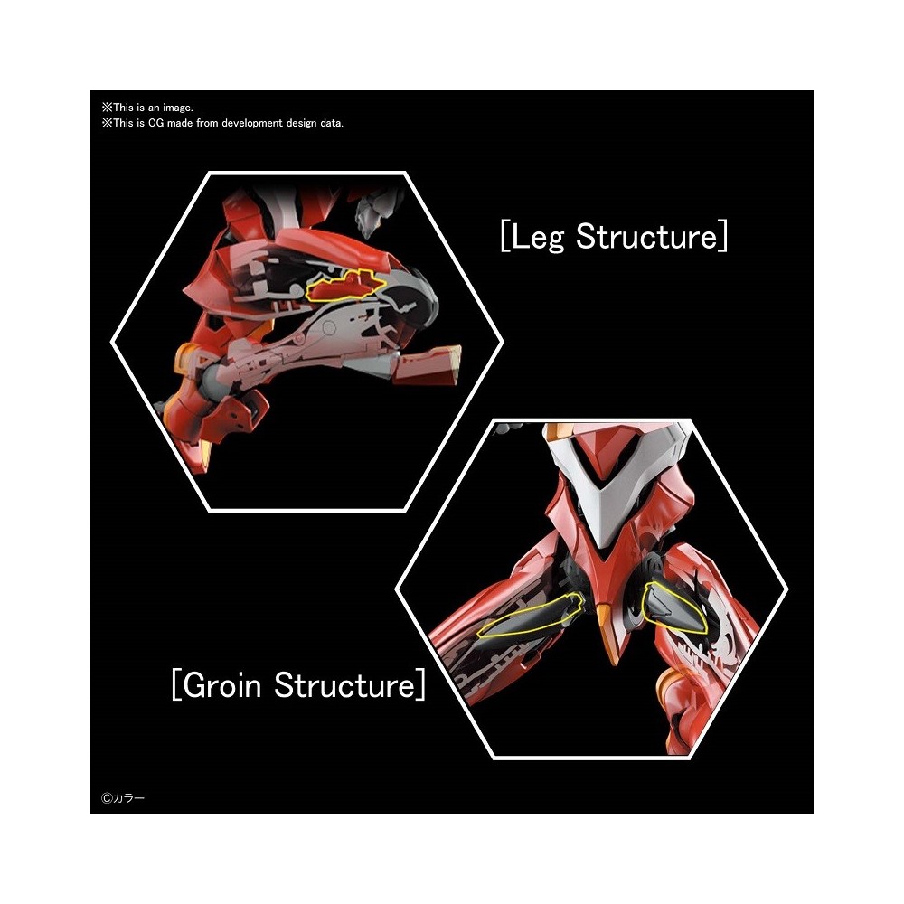 RG REAL GRADE EVANGELION EVA UNIT 02 1/144 MODEL KIT ACTION FIGURE BANDAI