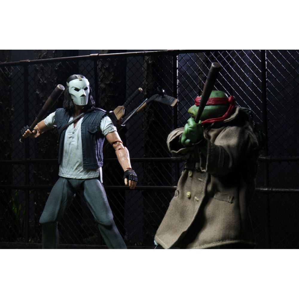 TMNT TEENAGE MUTANT NINJA TURTLES - CASEY JONES AND RAPHAEL DISGUISED 2-PACK ACTION FIGURE NECA