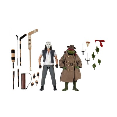 TMNT TEENAGE MUTANT NINJA TURTLES - CASEY JONES AND RAPHAEL DISGUISED 2-PACK ACTION FIGURE NECA