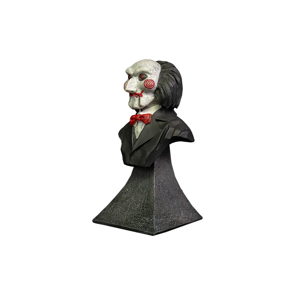 SAW L'ENIGMISTA BILLY PUPPET BUST STATUE 15CM RESIN FIGURE TRICK OR TREAT STUDIOS
