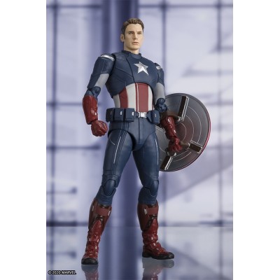 BANDAI AVENGERS ENDGAME CAPTAIN AMERICA VS CAP S.H. FIGUARTS ACTION FIGURE