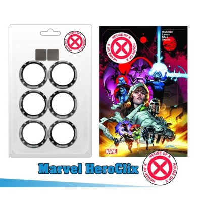 MARVEL HEROCLIX X-MEN HOUSE OF X DICE AND TOKEN KIT GIOCO DA TAVOLO WIZKIDS