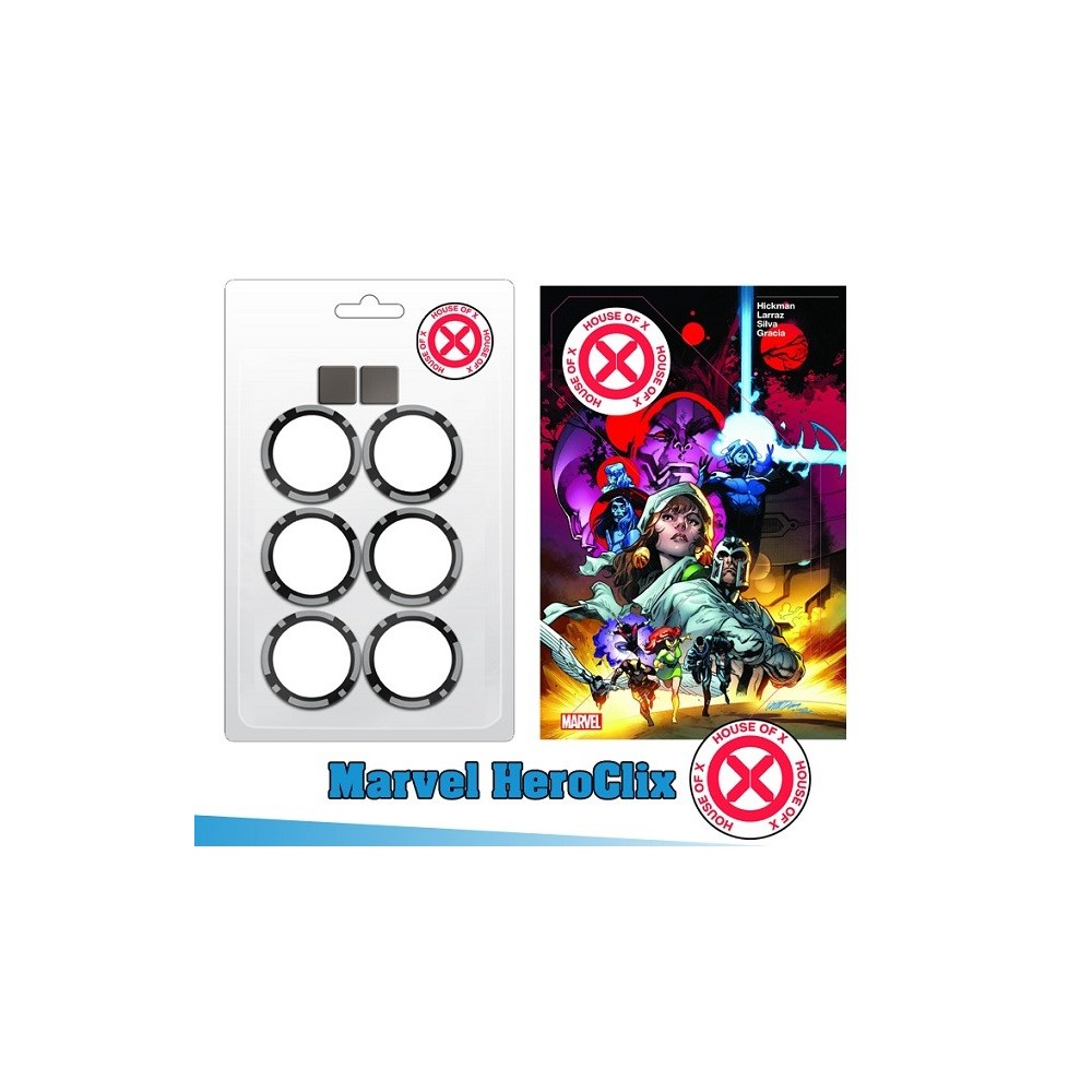 MARVEL HEROCLIX X-MEN HOUSE OF X DICE AND TOKEN KIT GIOCO DA TAVOLO WIZKIDS
