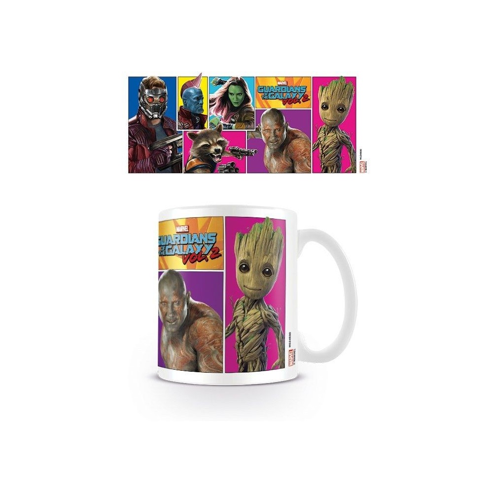 MARVEL GUARDIANS OF THE GALAXY 2 CERAMIC MUG TAZZA IN CERAMICA PYRAMID INTERNATIONAL