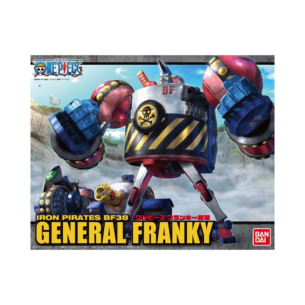 ONE PIECE IRON PIRATES BF38 GENERAL FRANKY MODEL KIT FIGURE BANDAI