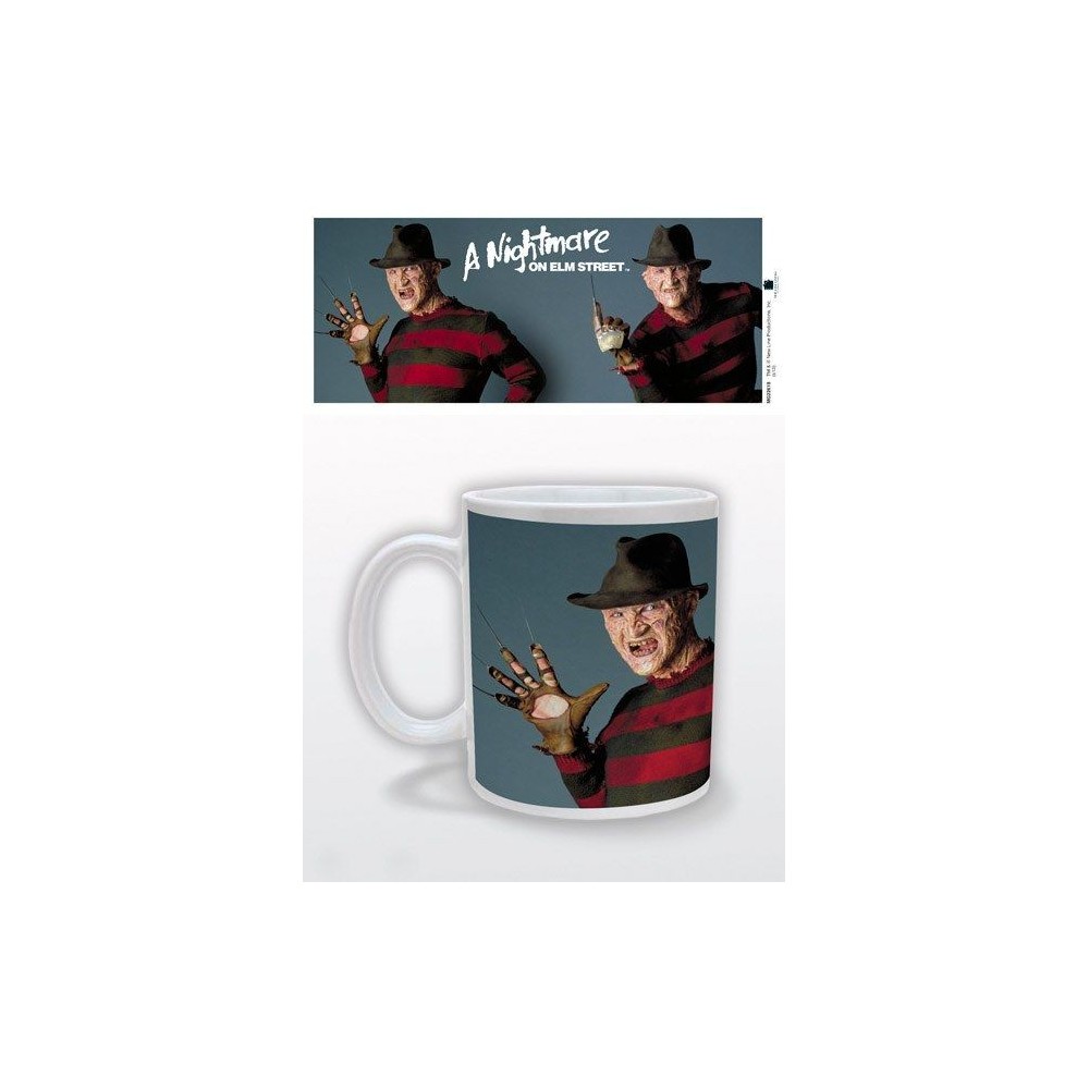 A NIGHTMARE ON ELM STREET FREDDY KRUEGER TAZZA IN CERAMICA
