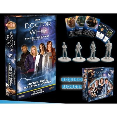 GALE FORCE NINE DOCTOR WHO TIME OF THE DALEKS FRIENDS EXPANSION 2 - GIOCO DA TAVOLO