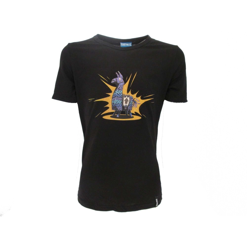 MAGLIA T SHIRT FORTNITE LAMA NERA