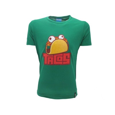 MAGLIA T SHIRT FORTNITE TACOS VERDE
