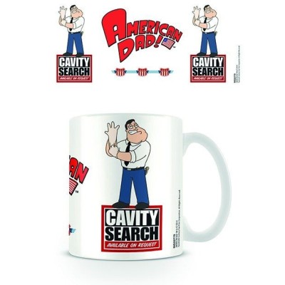 AMERICAN DAD STAN CAVITY SEARCH CERAMIC MUG TAZZA IN CERAMICA PYRAMID INTERNATIONAL