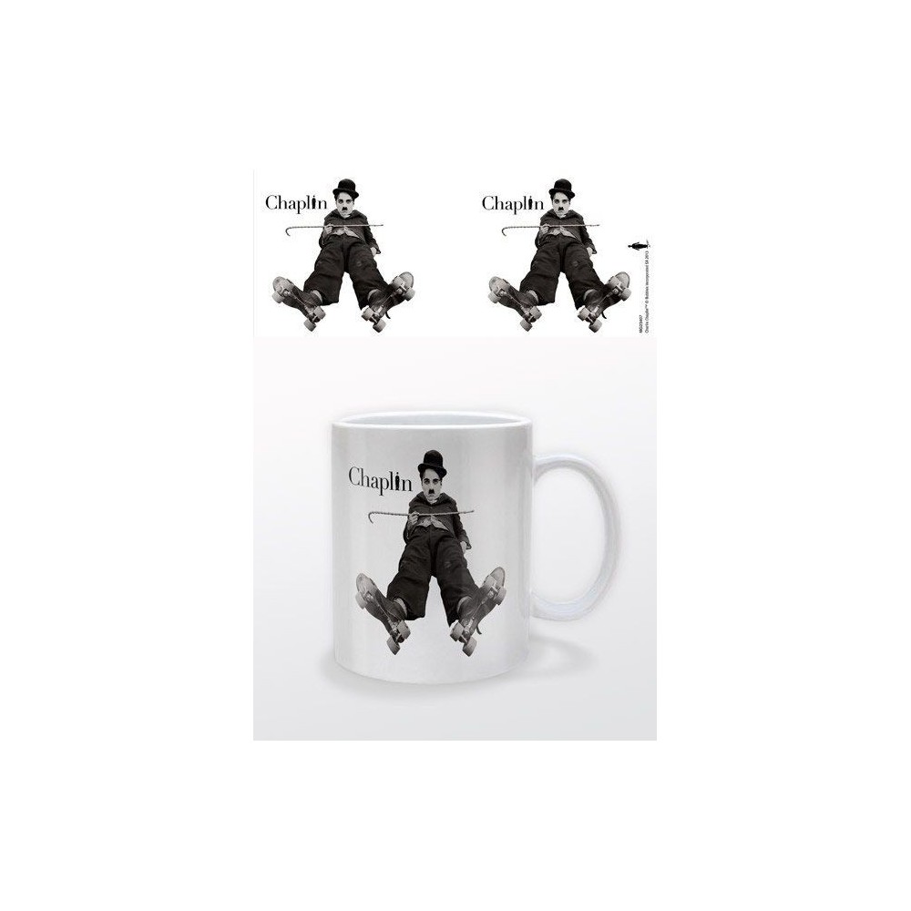 CHARLIE CHAPLIN CERAMIC MUG TAZZA IN CERAMICA PYRAMID INTERNATIONAL
