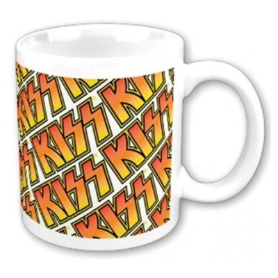 KISS LOGOS CERAMIC MUG TAZZA IN CERAMICA PYRAMID INTERNATIONAL