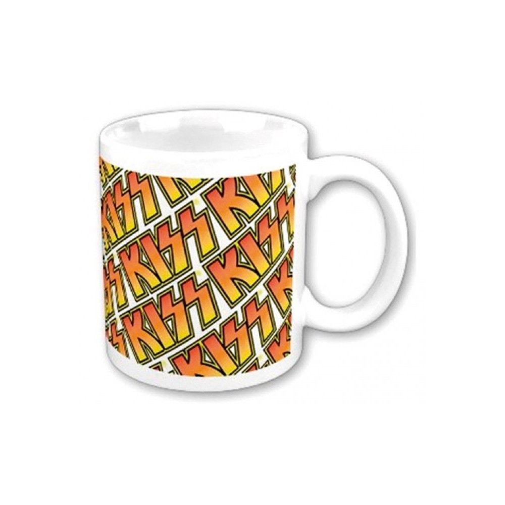 KISS LOGOS CERAMIC MUG TAZZA IN CERAMICA PYRAMID INTERNATIONAL