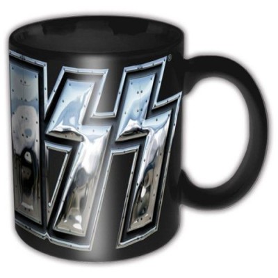 KISS METAL LOGO CERAMIC MUG TAZZA IN CERAMICA PYRAMID INTERNATIONAL