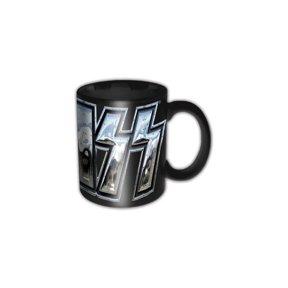 KISS METAL LOGO CERAMIC MUG TAZZA IN CERAMICA PYRAMID INTERNATIONAL