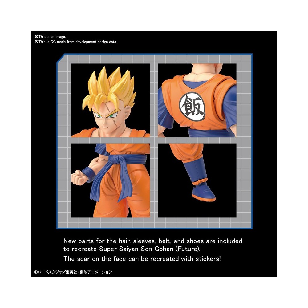DRAGON BALL Z FIGURE RISE - ULTIMATE SON GOHAN MODEL KIT ACTION FIGURE BANDAI