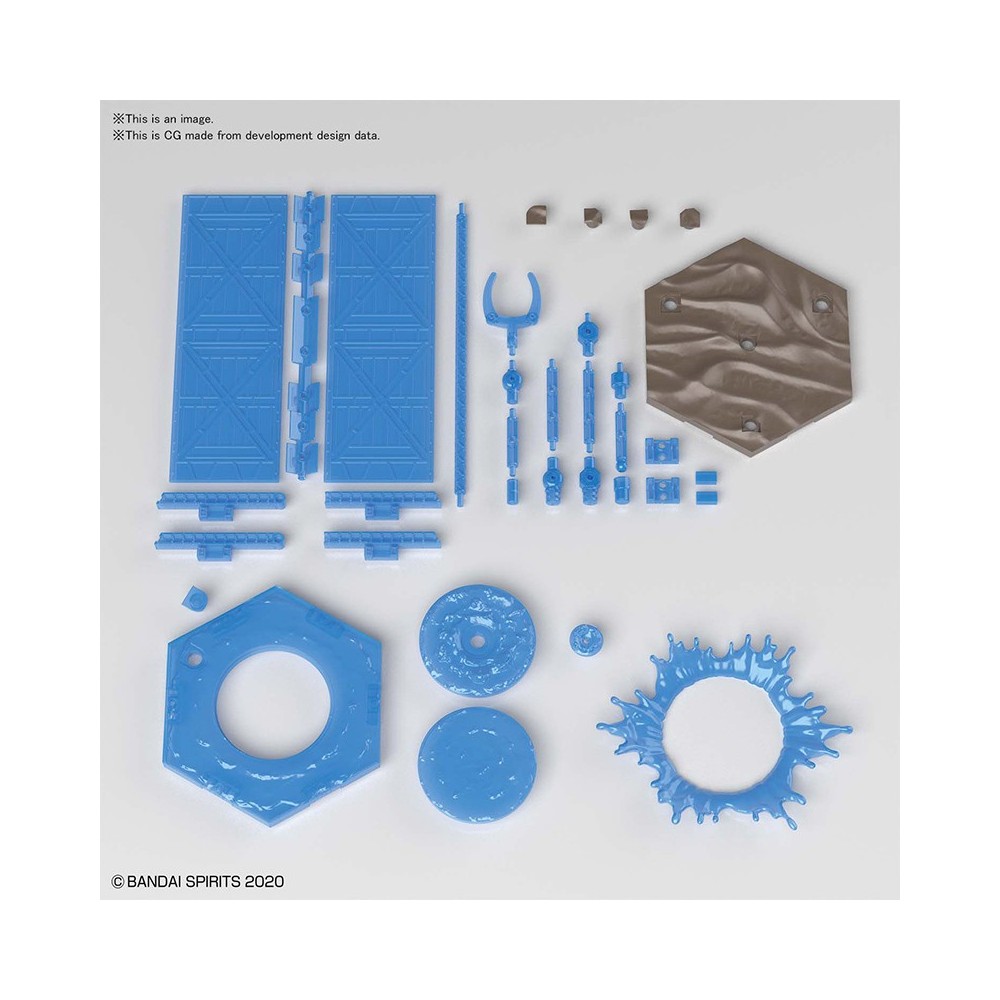 BANDAI CUSTOMIZE SCENE BASE WATER FIELD VERSION FIGURE
