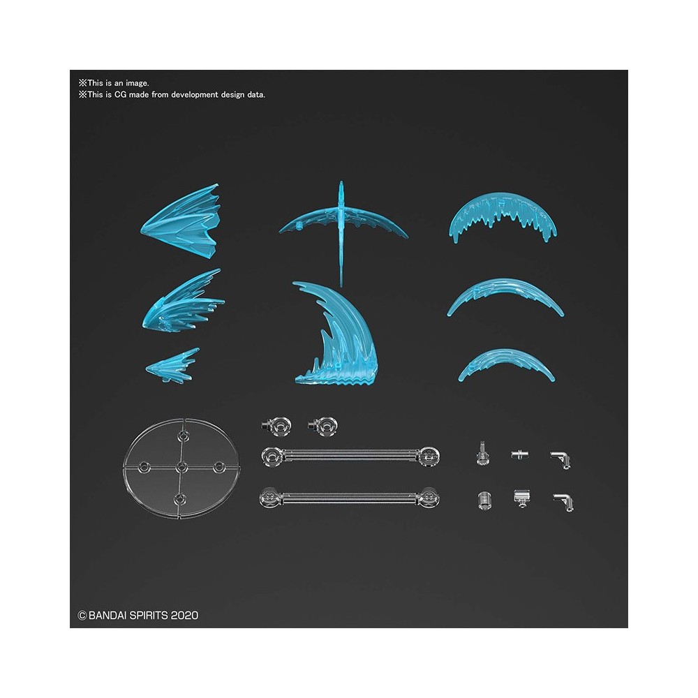 BANDAI CUSTOMIZE EFFECT SLASH IMAGE VERSION BLUE FIGURE