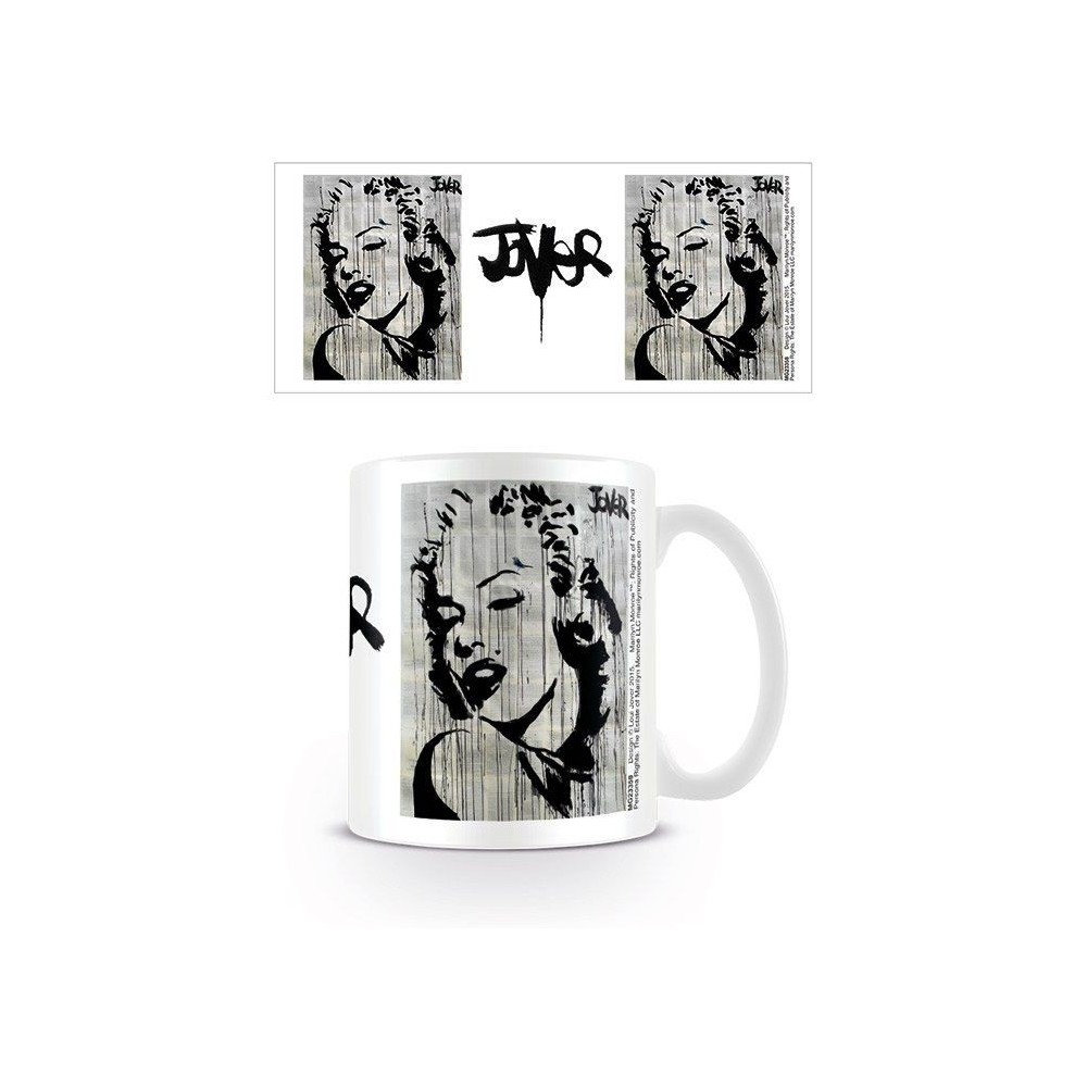 PYRAMID INTERNATIONAL MARILYN MONROE BY LOUI JOVER CERAMIC MUG TAZZA IN CERAMICA