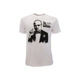 MAGLIA T SHIRT THE GODFATHER IL PADRINO BIANCA