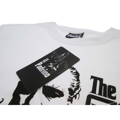 MAGLIA T SHIRT THE GODFATHER IL PADRINO BIANCA
