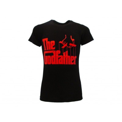 MAGLIA T SHIRT THE GODFATHER LOGO NERA
