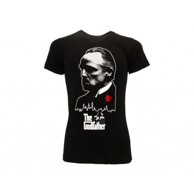 MAGLIA T SHIRT THE GODFATHER IL PADRINO NERA