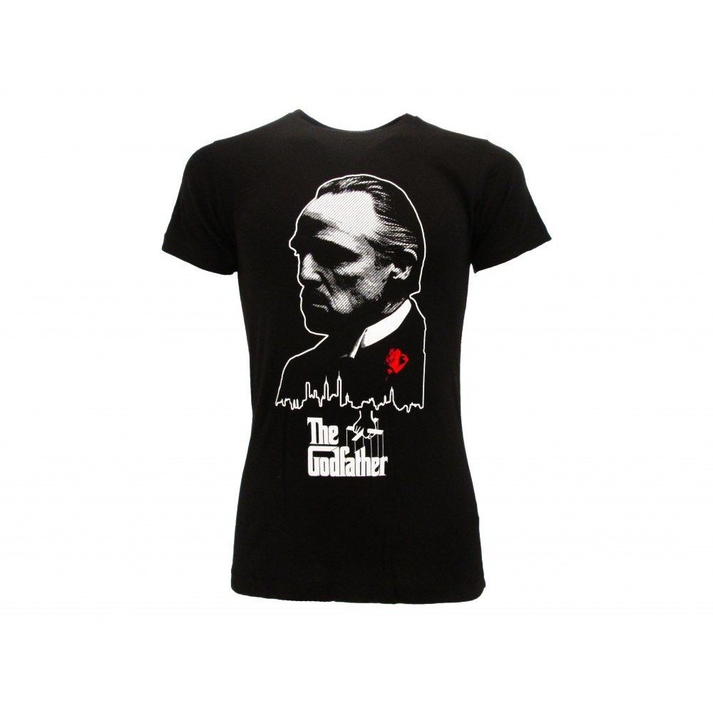 MAGLIA T SHIRT THE GODFATHER IL PADRINO NERA