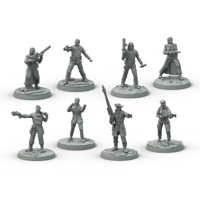 FALLOUT WASTELAND WARFARE - SURVIVORS CORE BOX MINIATURES SET MODIPHIUS ENTERTAINMENT