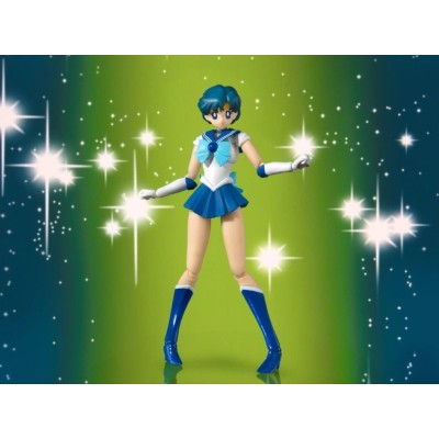 BANDAI SAILOR MERCURY ANIMATION COLOR EDITION S.H. FIGUARTS ACTION FIGURE