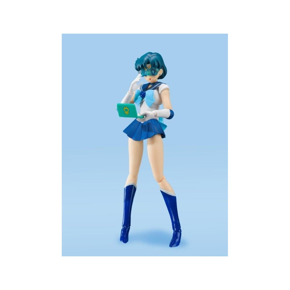 BANDAI SAILOR MERCURY ANIMATION COLOR EDITION S.H. FIGUARTS ACTION FIGURE