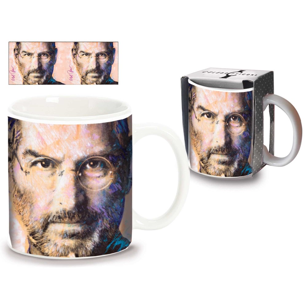 STEVE JOBS PAINT CERAMIC MUG TAZZA CERAMICA