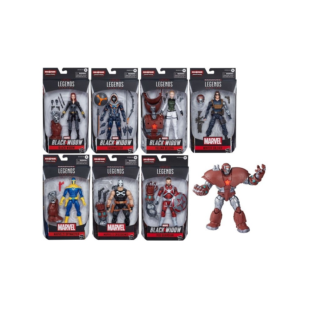 HASBRO MARVEL LEGENDS BLACK WIDOW RED GUARDIAN ACTION FIGURE