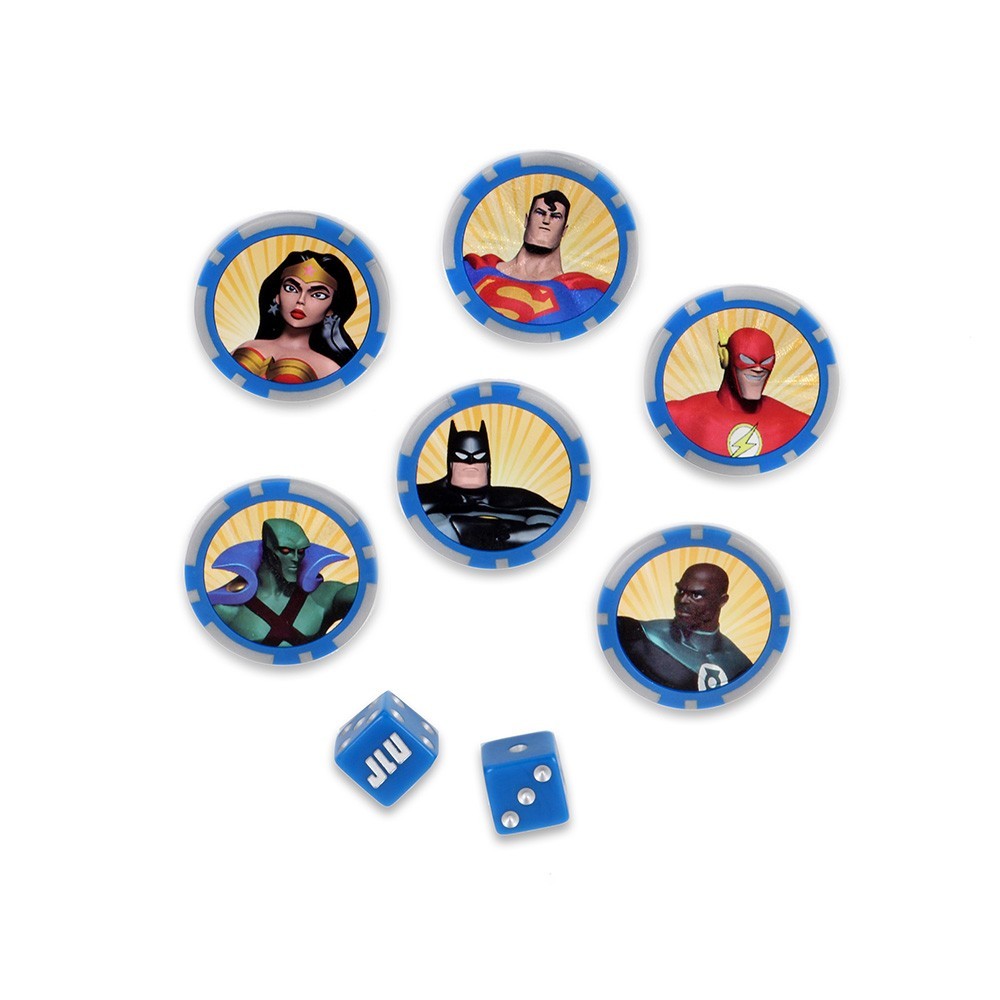 DC JUSTICE LEAGUE UNLIMITED HEROCLIX DICE AND TOKEN PACK WIZKIDS
