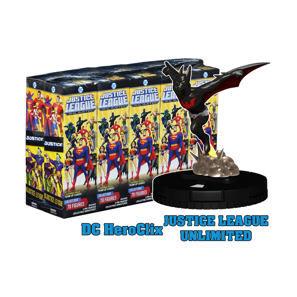 DC JUSTICE LEAGUE UNLIMITED HEROCLIX 10X BOOSTER BRICK WIZKIDS