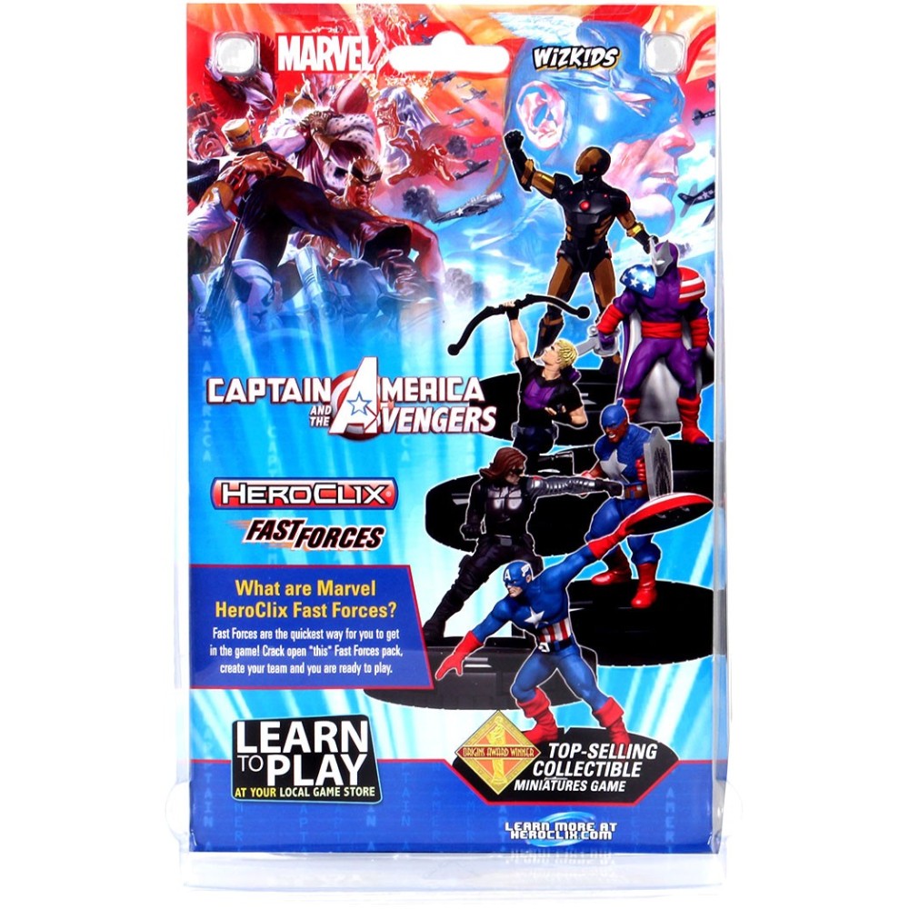 WIZKIDS MARVEL HEROCLIX CAPTAIN AMERICA AND AVENGERS FAST FORCES MINIATURES