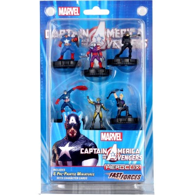 WIZKIDS MARVEL HEROCLIX CAPTAIN AMERICA AND AVENGERS FAST FORCES MINIATURES