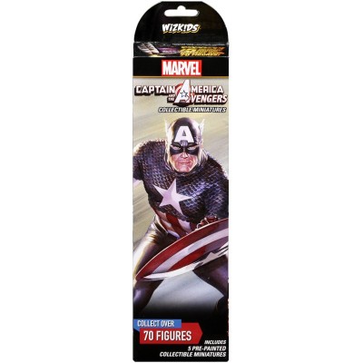 MARVEL HEROCLIX CAPTAIN AMERICA AND THE AVENGERS 10X BOOSTER BRICK WIZKIDS