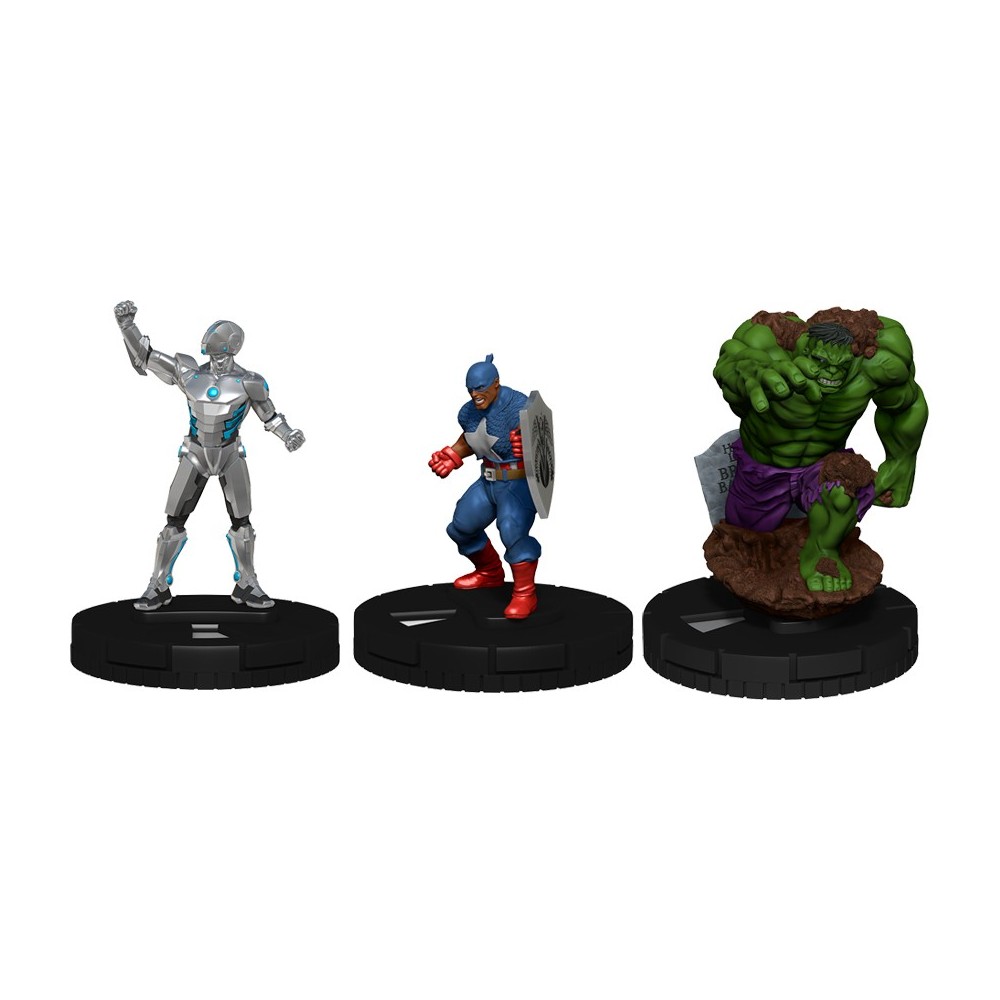 MARVEL HEROCLIX CAPTAIN AMERICA AND THE AVENGERS 10X BOOSTER BRICK WIZKIDS