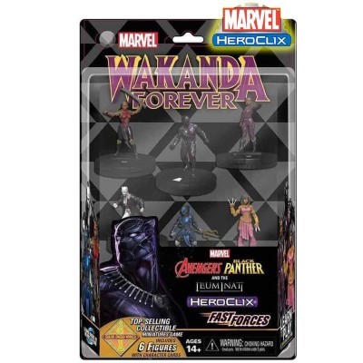 MARVEL HEROCLIX BLACK PANTHER AND THE ILLUMINATI FAST FORCES MINIATURES WIZKIDS