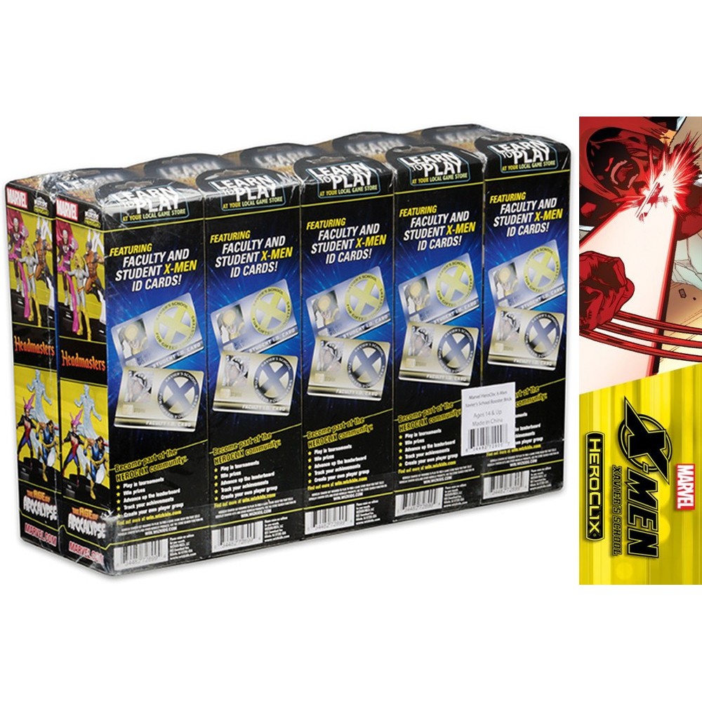 MARVEL HEROCLIX X-MEN XAVIER'S SCHOOL 10X BOOSTER BRICK WIZKIDS