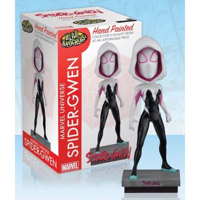 MARVEL SPIDER-GWEN BOBBLE HEAD KNOCKER FIGURE NECA