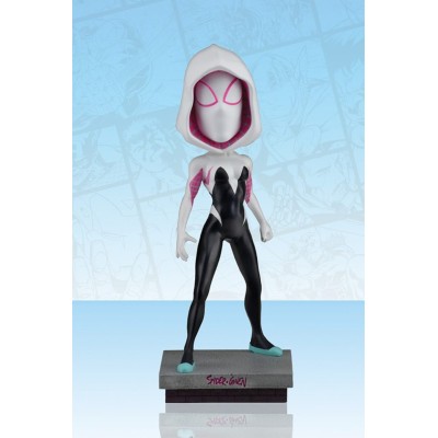 MARVEL SPIDER-GWEN BOBBLE HEAD KNOCKER FIGURE NECA
