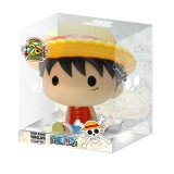 ONE PIECE LUFFY RUBBER BANK FIGURE PLASTOY