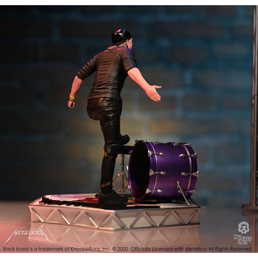 ROCK ICONZ METALLICA LARS ULRICH STATUA FIGURE KNUCKLEBONZ
