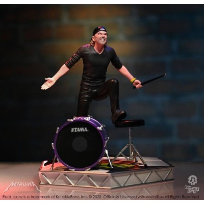 ROCK ICONZ METALLICA LARS ULRICH STATUA FIGURE KNUCKLEBONZ